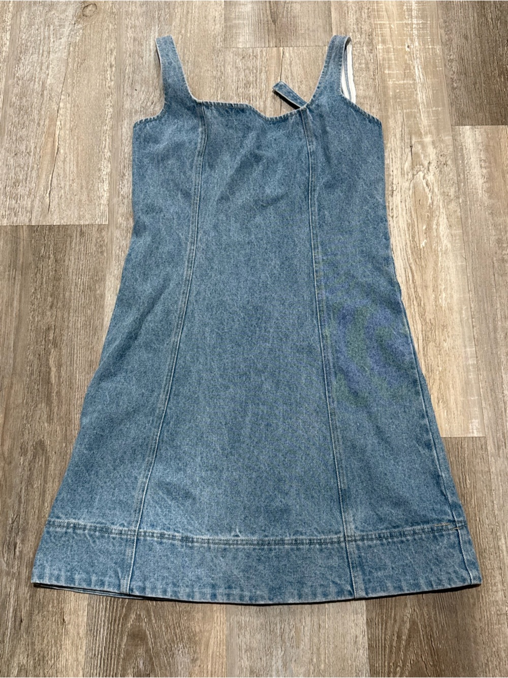 Velvet Heart Light Blue Denim Pinafore Dress